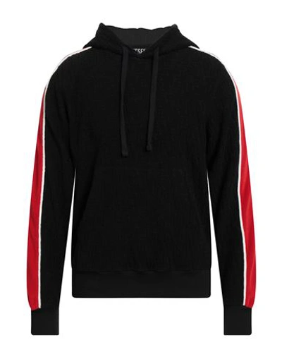 Shop Diesel Man Sweatshirt Black Size Xxl Cotton, Polyester, Elastane