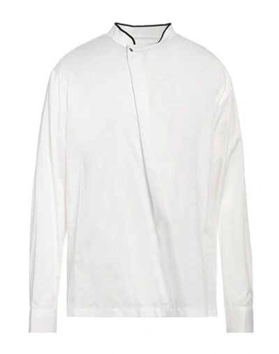 Shop Giorgio Armani Man Shirt White Size 15 Cotton