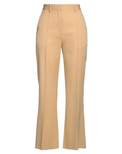 Shop Lanvin Woman Pants Beige Size 8 Virgin Wool