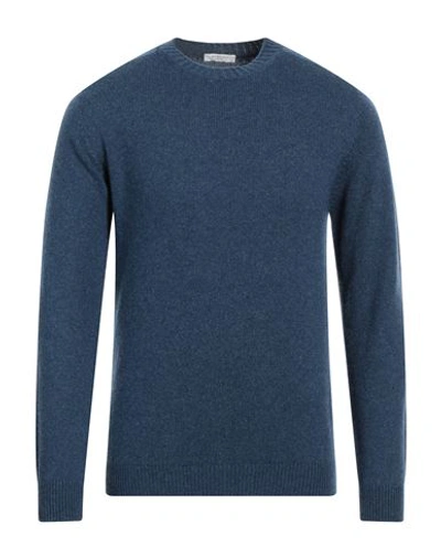 Shop Boglioli Man Sweater Blue Size M Cashmere