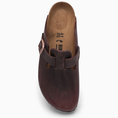 Shop Birkenstock Boston Habana Leather Sandals