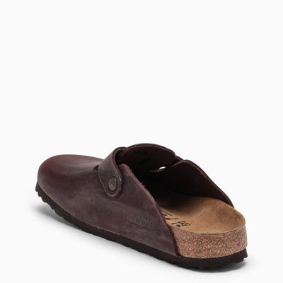 Shop Birkenstock Boston Habana Leather Sandals