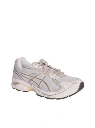 Shop Asics Leather Trim Sneakers In White