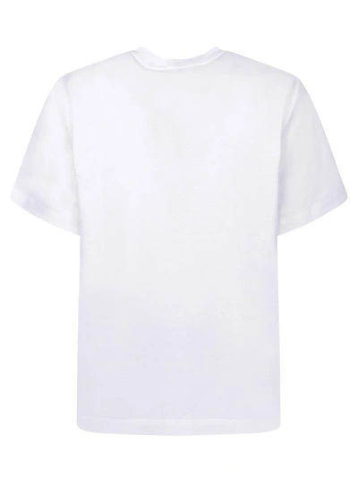 Shop Palm Angels Organic Cotton T-shirt In White
