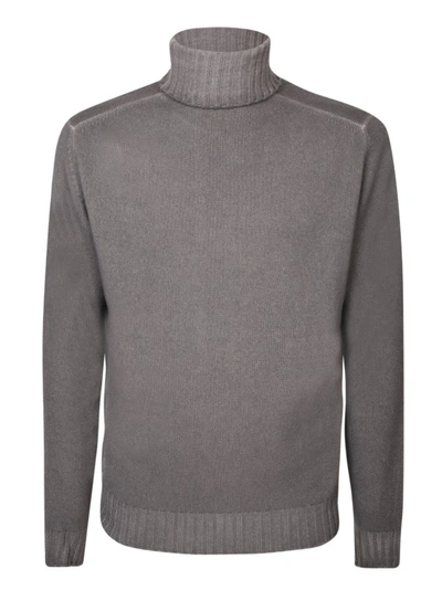 Shop Dell'oglio Wool And Cashmere Pullover In Grey