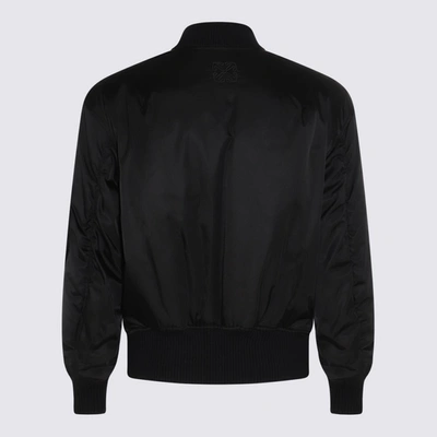 Shop Off-white Black Gab Bomber Jacket