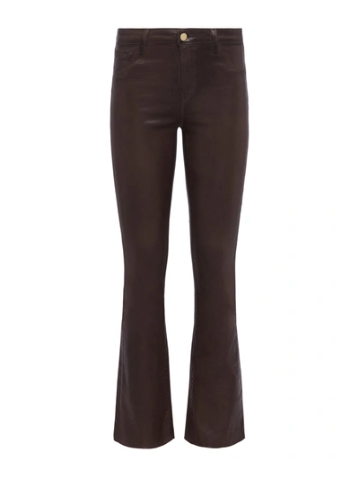 L'agence Ruth Coated Jean In Espresso Coated