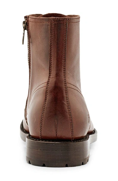 Shop Frye Bowery Lace-up Boot In Brown - Crust Veg Leather