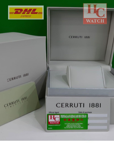 Pre-owned Cerruti 1881 Ctciwgo0018503 Odissea Gray Silicone Strap Men Quartz Watch