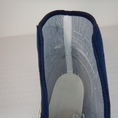 Pre-owned Asics Wrestling Shoes 1083a001 Navy Gold Edge White All Sizes Can Be Produced