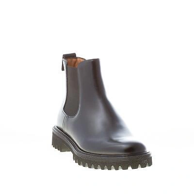 Pre-owned Church's Women Shoes Nirah T Black Rois Calf Leather Chelsea Boot