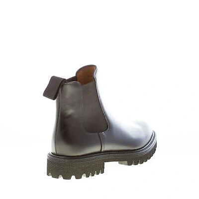 Pre-owned Church's Women Shoes Nirah T Black Rois Calf Leather Chelsea Boot