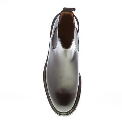 Pre-owned Church's Women Shoes Nirah T Black Rois Calf Leather Chelsea Boot