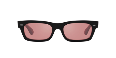 Pre-owned Oliver Peoples 1979c Ov 5549su Dark Mahogany/brown (1007/73) Sunglasses In Purple