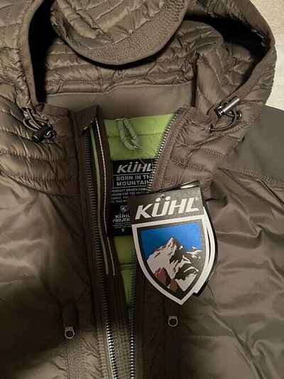 Pre-owned Kuhl - Spyfire Hoody Jacket - Mens - Olive - Small - Brand - Free Shipping In Green