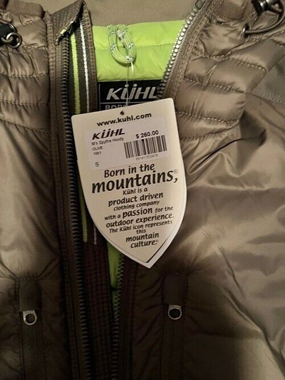 Pre-owned Kuhl - Spyfire Hoody Jacket - Mens - Olive - Small - Brand - Free Shipping In Green
