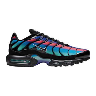 Pre-owned Nike Air Max Plus Black Blue Red Dz4509-001 Size 8.5 Us