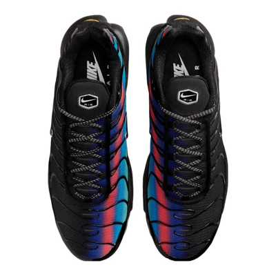 Pre-owned Nike Air Max Plus Black Blue Red Dz4509-001 Size 8.5 Us