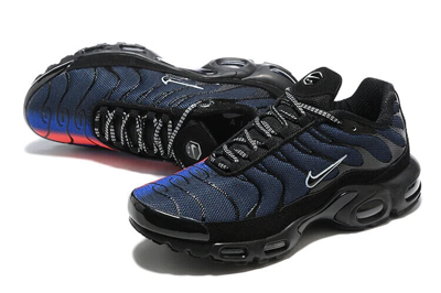 Pre-owned Nike Air Max Plus Black Blue Red Dz4509-001 Size 8.5 Us