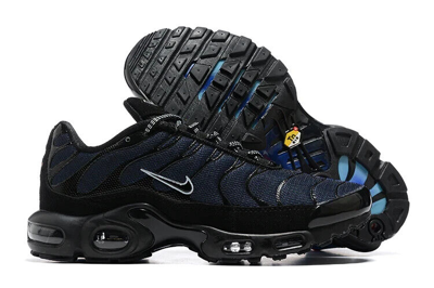 Pre-owned Nike Air Max Plus Black Blue Red Dz4509-001 Size 8.5 Us