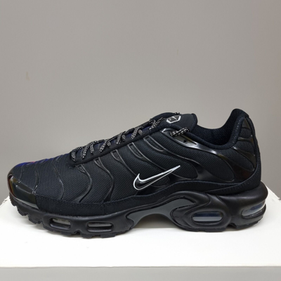 Pre-owned Nike Air Max Plus Black Blue Red Dz4509-001 Size 8.5 Us