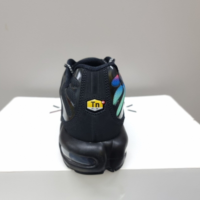 Pre-owned Nike Air Max Plus Black Blue Red Dz4509-001 Size 8.5 Us