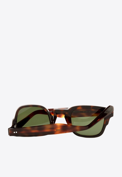 Shop Movitra Federico C12 Sunglasses In Brown