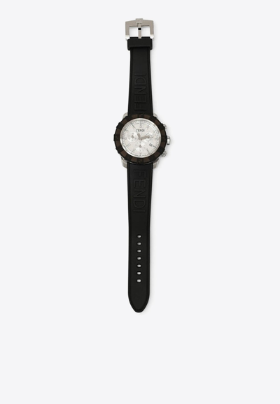 Shop Fendi Fendastic Wristwatch In Black