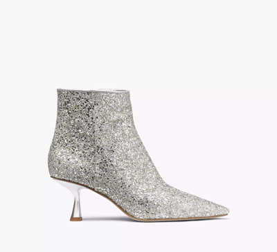 Shop Kate Spade Martina Booties In Silver/gold