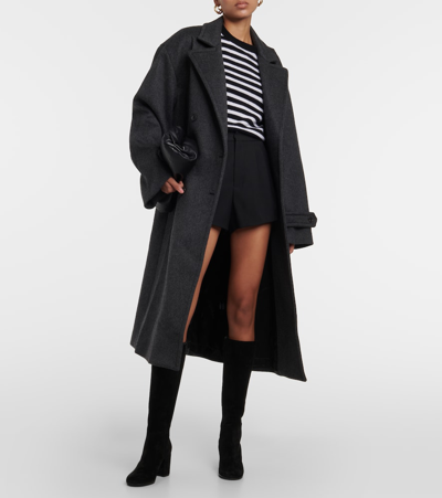 Gianvito Rossi Joelle Suede Knee-high Boots In Black