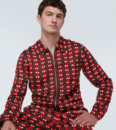 Wales Bonner Belief Printed Twill Shirt In Multicoloured