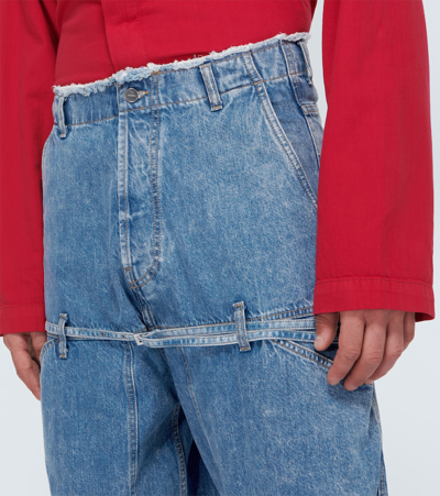 Jacquemus Le De Nîmes Wide-leg Jeans In Blue