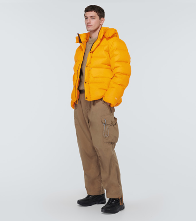 The North Face Summit Gold Down Jacket With Removable Hood In Yellow