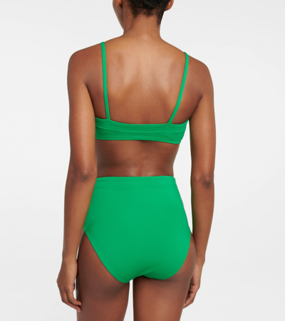 Eres Les Essentiels Azur Bikini Top In Green