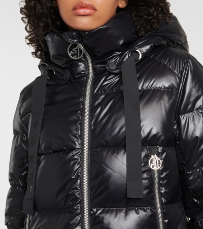 Shop Toni Sailer Jacquie Down Coat In Black