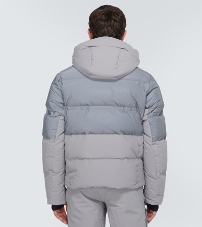 Shop Aztech Mountain Super Nuke Down Ski Jacket In Silver