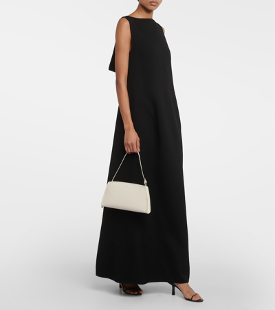 Shop The Row Dalia Leather Shoulder Bag In White