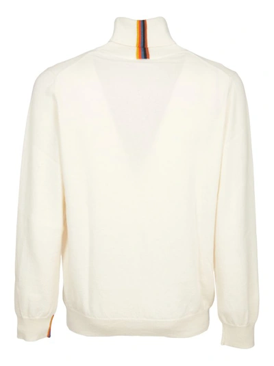 Shop Paul Smith White Cashmere Sweater In Neutrals