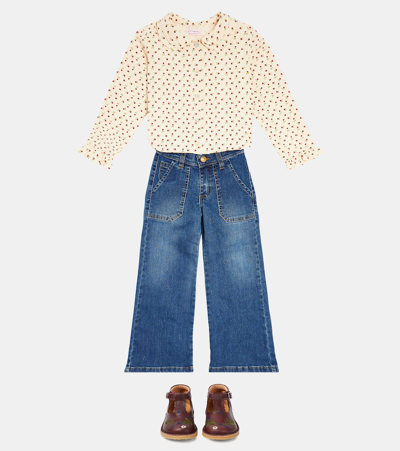 La Coqueta Ania Floral Cotton Shirt In Multicoloured