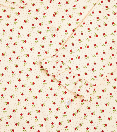 La Coqueta Ania Floral Cotton Shirt In Multicoloured