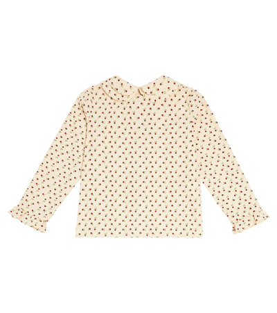La Coqueta Ania Floral Cotton Shirt In Multicoloured