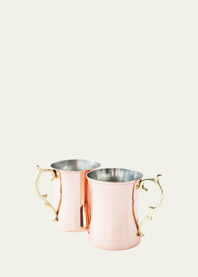Shop Coppermill Kitchen Vintage-inspired Cocktail Mugs, Set Of 4 In Copper