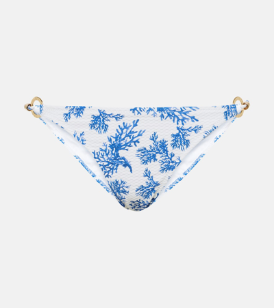 Shop Heidi Klein Little Dix Bay Ring Bikini Bottoms In Multicoloured