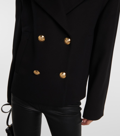 Nili Lotan Double Breasted Casual Jacket In Black