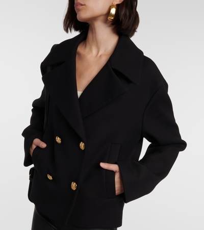 Shop Nili Lotan Cleophee Cotton Jacket In Black