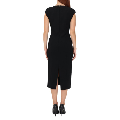 Shop Max Mara Ulla Slim Dress In Black