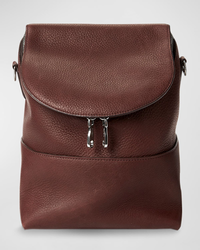 Shop Shinola The Mini Pocket Leather Backpack In Oxblood