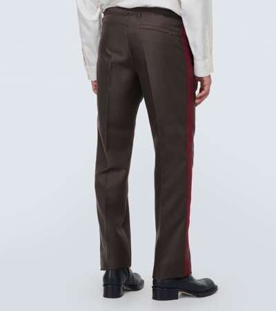 Lanvin Technical Track Pants In Brown