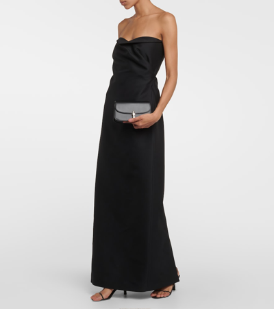 The Row Sofia Small Crossbody Bag In Black