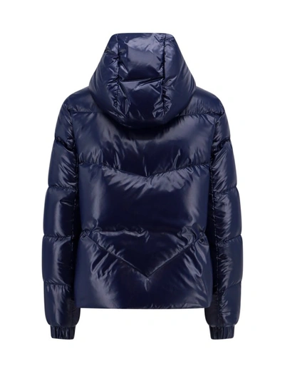 Shop Fay Padded And Quilted Jacket With Metal Hook In Black